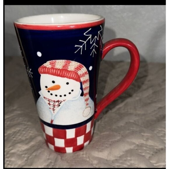 Set Of 3 Christmas Themed Porcelain Mugs - Picture 3 of 13